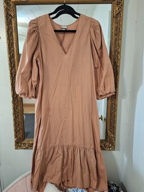 Puff Sleeve Maxi Dress